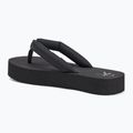 Donna Calvin Klein YW0YW01723 Sandalo da spiaggia Flatform Ttxr Satin triple nero infradito 3