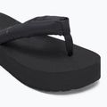 Donna Calvin Klein YW0YW01723 Sandalo da spiaggia Flatform Ttxr Satin triple nero infradito 7