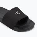 Calvin Klein infradito donna YW0YW01713 Slide Monogram Hardware triple nero 7