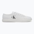 Scarpe da ginnastica Calvin Klein da donna YW0YW01762 Ess Vulc Low Cv Mg Wn triplo bianco brillante 2