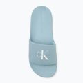 Calvin Klein infradito donna YW0YW01835 Slide Monogram Wn triple cloud blue 5