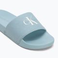 Calvin Klein infradito donna YW0YW01835 Slide Monogram Wn triple cloud blue 7
