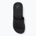Calvin Klein infradito donna YW0YW01725 Beach Wedge Slide Canvas triple nero 5