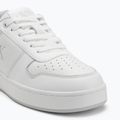 Calvin Klein scarpe da donna YW0YW01765 Basket Cupsole Low Mg bianco/argento brillante 7
