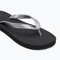 Donna Calvin Klein YW0YW01719 Sandalo da spiaggia Monologo Tpu nero/argento infradito 7