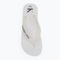 Calvin Klein YW0YW01830 Sandalo da spiaggia Flatform Tpu bianco/nero infradito 5