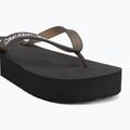 Calvin Klein YW0YW01830 Sandalo da spiaggia Flatform Tpu nero/bianco brillante da donna 7