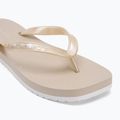 Calvin Klein infradito donna YW0YW01720 Tong+ Tpu Metallic eggshell/bright white 7