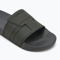 Calvin Klein infradito uomo HM0HM01752 Pool Slide Double T oliva scuro 7