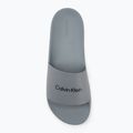 Calvin Klein infradito uomo HM0HM00455 Pool Slide Rubber granite road 5