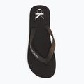 Uomo Calvin Klein YM0YM01267 Sandalo da spiaggia Tpu trasparente nero/bianco brillante infradito 5