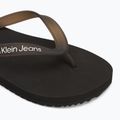 Uomo Calvin Klein YM0YM01267 Sandalo da spiaggia Tpu trasparente nero/bianco brillante infradito 7
