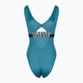 Calvin Klein costume da bagno donna KW0KW02746 Intense Power One Piece Fashion Fit blu tempesta 2