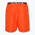 Calvin Klein KM0KM01093 Uomo Intense Power Medium Double WB Pantaloncini da bagno con fenicottero e peperoncino 2