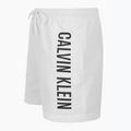 Calvin Klein KM0KM01092 Uomo Intense Power Medium Drawstring pvh classic white swim shorts 3