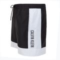 Calvin Klein KM0KM01095 Uomo Intense Power Medium Drawstring Fashion pantaloncini da bagno bianco brillante 3