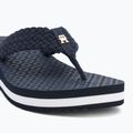 Tommy Hilfiger Crochet Mid Beach Sandal infradito donna blu spaziale 7