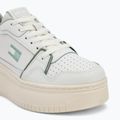 Scarpe da donna Tommy Jeans Retro Basket Flatform ecru/misty sage 7