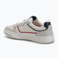 Tommy Jeans Uomo Cupsole Elevated Scarpe in pelle rosso/bianco/nero 3