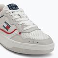 Tommy Jeans Uomo Cupsole Elevated Scarpe in pelle rosso/bianco/nero 7