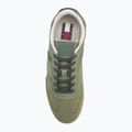 Scarpe Tommy Jeans uomo Runner Cleated Mix Materiale verde aruba 5
