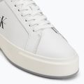 Scarpe da donna Calvin Klein YW0YW01945 Basket Cups Laceup Leather bright white/black 7