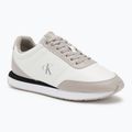 Scarpe donna Calvin Klein YW0YW01942 Retro Runner Lace Up Leather MG Bright White/Chateau