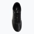 Scarpe da donna Calvin Klein YW0YW01942 Retro Runner Lace Up Leather MG black/formal gray 5