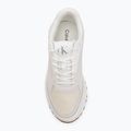Scarpe da uomo Calvin Klein YM0YM01289 Hike Runner HF Leather Mix bright white/creamy white/eggshell 5