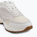 Scarpe da uomo Calvin Klein YM0YM01289 Hike Runner HF Leather Mix bright white/creamy white/eggshell 7
