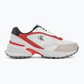 Scarpe da uomo Calvin Klein YM0YM01379 Hike Runner Mesh MIX bright white/grey/flame scarlet 2