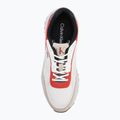 Scarpe da uomo Calvin Klein YM0YM01379 Hike Runner Mesh MIX bright white/grey/flame scarlet 5