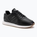 Scarpe da uomo Calvin Klein YM0YM01381 Retro Runner Leather Tape black/bright white/gum