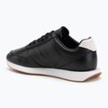 Scarpe da uomo Calvin Klein YM0YM01381 Retro Runner Leather Tape black/bright white/gum 3