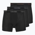 Boxer Calvin Klein LV00NB4394 Slip 3 paia black/chalk logo/black/currie