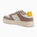 Scarpe da donna Tommy Hilfiger Sporty Cupsole Tumbled Leather costal taupe/ecru/yellow 3