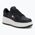 Scarpe Tommy Jeans da donna Retro Basket Flatform nero