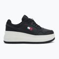 Scarpe Tommy Jeans da donna Retro Basket Flatform nero 2