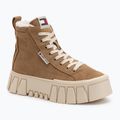 Scarpe Tommy Jeans da donna Vulc Flatform Suede Wl bronzo twist