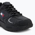 Tommy Jeans scarpe da uomo Runner in pelle nera 7