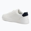 Scarpe da uomo Calvin Klein YM0YM01435 Classic Cupsole Laceup Leather bright white/navy 3