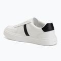 Scarpe da uomo Calvin Klein HM0HM02237 Classic Cups Lace Leather EMB Tongue bright white/black 3