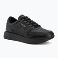 Scarpe da uomo Calvin Klein HM0HM02146 City Runner Laceup Leather triple black