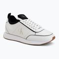 Scarpe da donna Calvin Klein HW0HW02994 Retro Runner Sock Patch Leather bright white/black