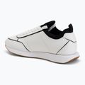 Scarpe da donna Calvin Klein HW0HW02994 Retro Runner Sock Patch Leather bright white/black 3