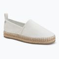 Espadrillas da donna Calvin Klein HW0HW02931 Oblique Canvas Off White