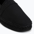 Espadrillas da donna Calvin Klein HW0HW02934 Oblique Webbing Triple Black 7