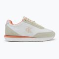 Scarpe da donna Calvin Klein YW0YW01990 Retro Runner Lace Up Nylon Mg brilliant white/light cashew/pink 2