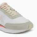 Scarpe da donna Calvin Klein YW0YW01990 Retro Runner Lace Up Nylon Mg brilliant white/light cashew/pink 7