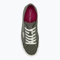 Scarpe da donna Calvin Klein HW0HW02970 Vulc Flatf Laceup Ripst deep lichen green/pink yarrow 5